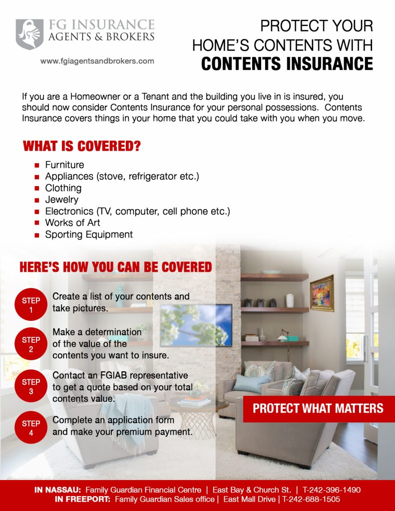 Protect Your Home’s Contents with Contents Insurance FG Insurance